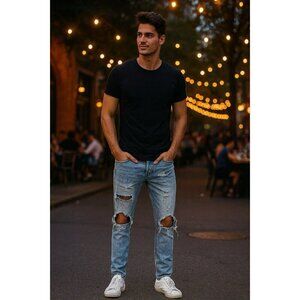 FOG Fear of God Fourth Collection Zip Ankle Jean Size 29 EUC